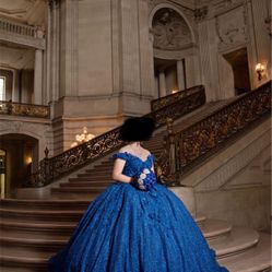 Royal Blue Quinceañera Dress