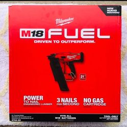 MILWAUKEE 21• Fraiming Nailer 