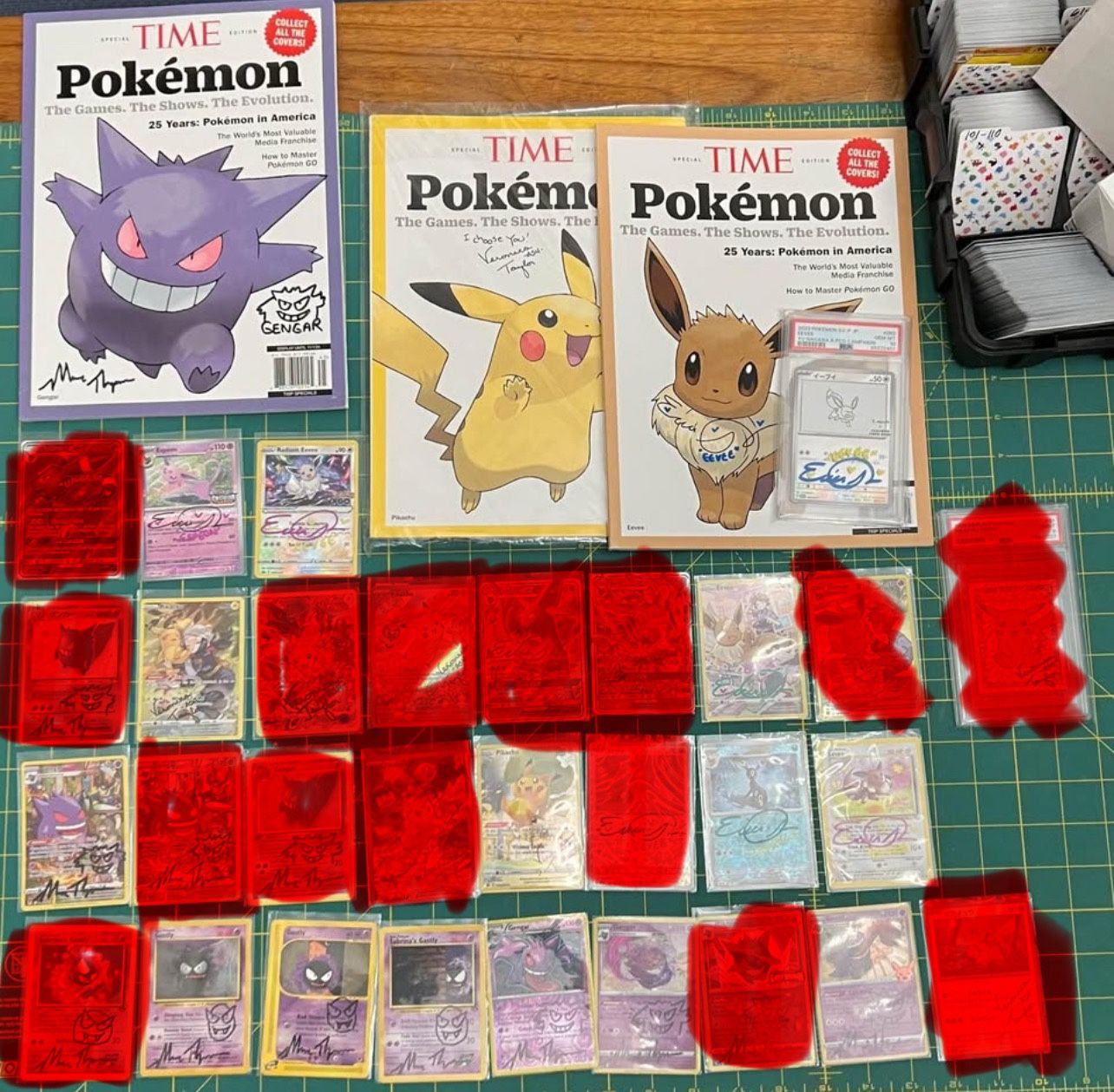 Signed Pokemon Cards