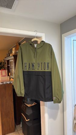Champion Half-Zip Windbreaker Jacket Size XL