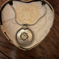 Brighton Antique Silver Finish Necklace & Pendant 