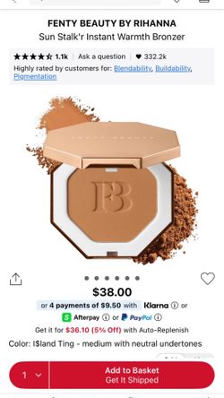 Fenty Beauty Sun Stalk'r Instant Warmth Bronzer