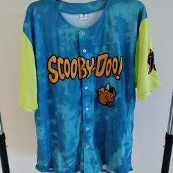 Miami Marlins Vs National’s Game 2025 Scooby-Doo Day Baseball XL Jersey
