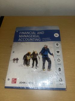 McGraw Hill Financial and Managerial Accounting  9th Edition Textbook
