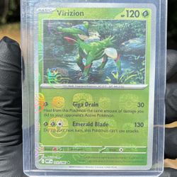 Virizion Pokemon Card 