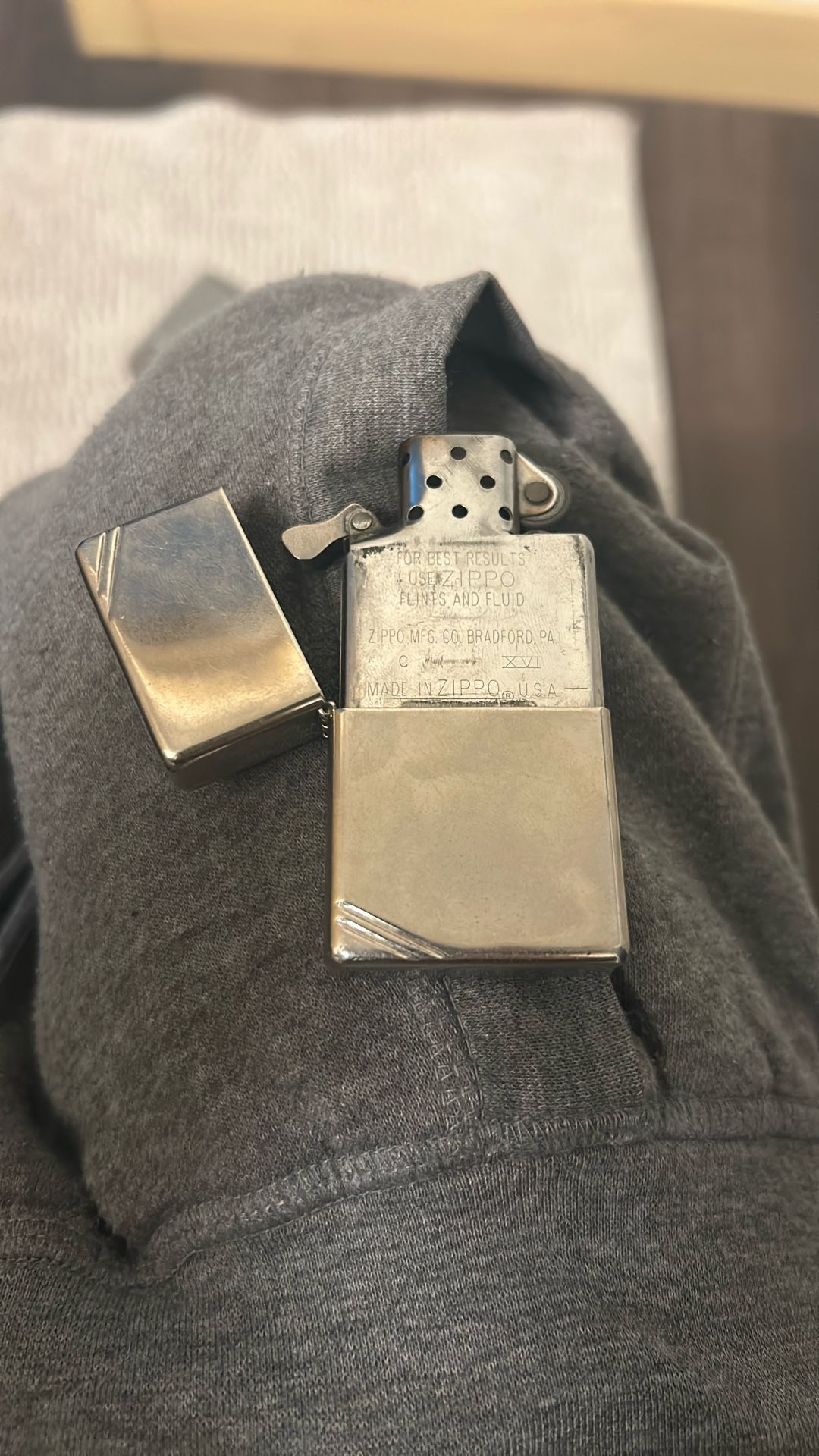 Vintage Silver Zippo