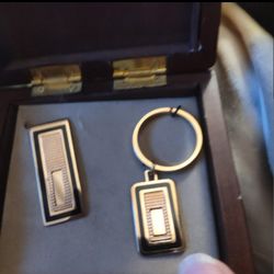 Gold Money Clip And Keychain