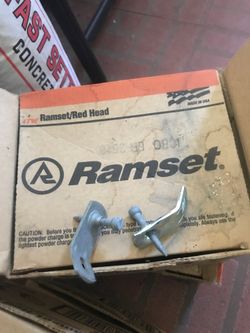 RAMSET. HANGERS. NEW. 4. BOXES.