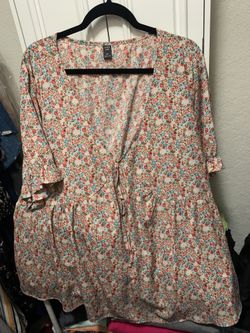 SHEIN Babydoll Floral Top