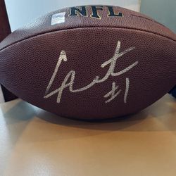 Cam Newton Signed Football