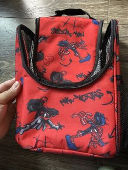 Spider-Man themed insulated lunch bag
