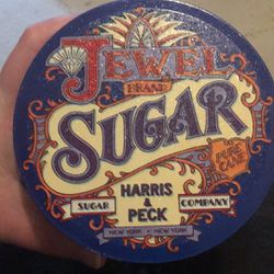 Antique Sugar Tin 