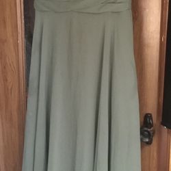 Green retro formal Dress Size 1/2