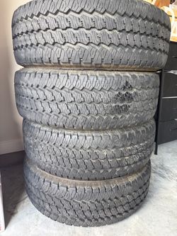 Set of 4 Used All-Terrain Tires