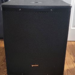 Gemini ZRX-S18P 1600 Watt Powered Subwoofer 