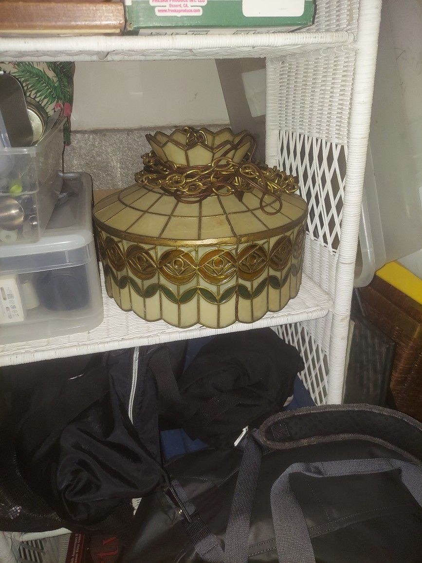 Vintage Tiffany Style Chandaler