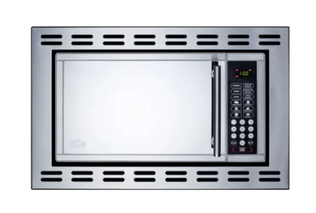 Summit 24” Wide 0.9 Cu. Ft. 900 Watt Built-In Microwave
