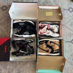 Jordan’s Lebrons Dunks 