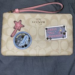 Disney X Coach Large Corner Zip Wristlet