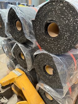 RUBBER FLOORING GYM FLOOR - COMMERCIAL GRADE! Heavy Duty Indestructible, Better Than Horse Stall Mats