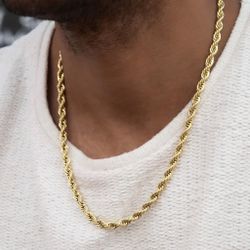 Gld Rope Gold Chain
