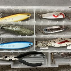 Saltwater Irons Jigs Fishing Lures Tackle Box