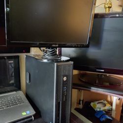 Lighting Fast Intel Core 5 Hp Elitedesk 8Gb , 128Gb Sad Drive ,3.40Ghz, Acer Monitor 19 Inch, Mouse,keyboard