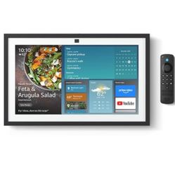 Amazon Echo Show 15 Gen 2 Smart Display With Alexa & Fire TV Plus Swivel & Tilt Stand