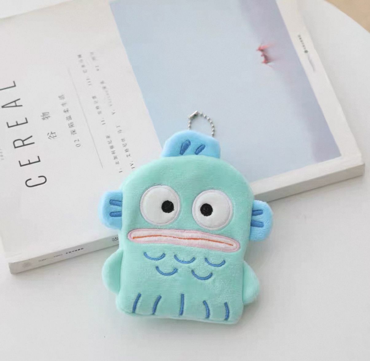 Sanrio Hangyodon Fuzzy Pouch Wallet Coin Wallet