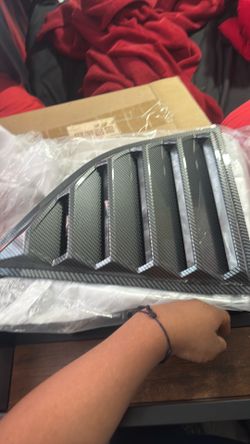 quarter window louvers  for dodge challenger