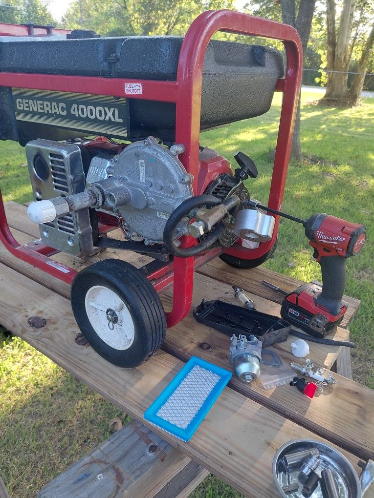 Generac. generator dual gas