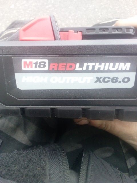 Brand New Never Used Milwaukee M18 Drill Battery Xc6.0