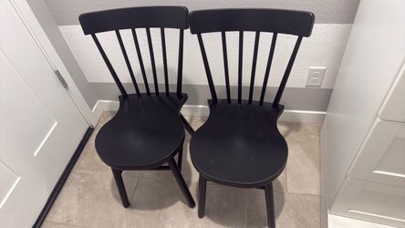Black Farmhouse Dinning Chairs