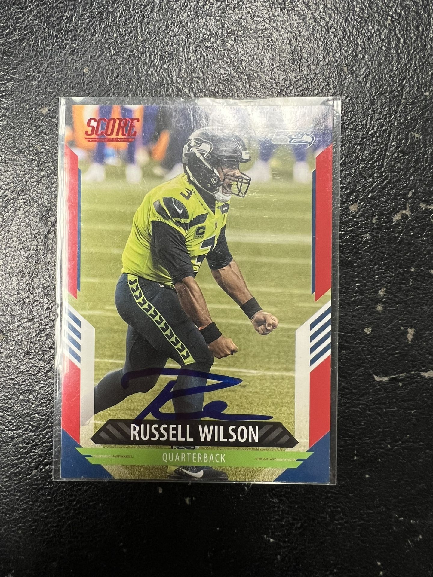 Russell Wilson Auto ✍️ Autograph Football Card Seahawks Superbowl Champ