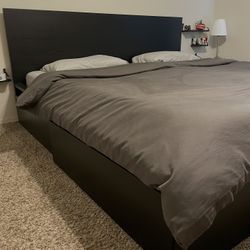 King Size Mattress + Bed Frame