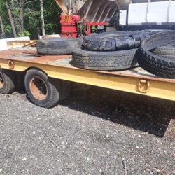 Trailer And Paver 