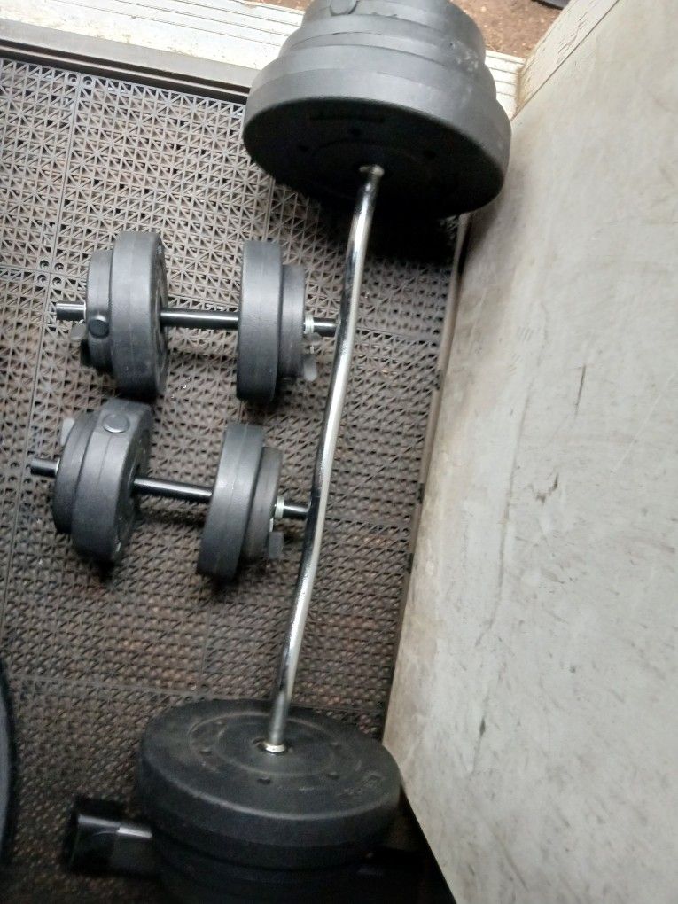 Weights Plates With Dumbbells