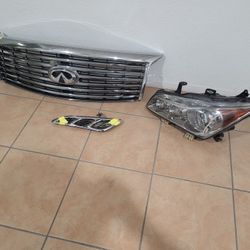 2011 2012 2013 2014 2015 2016 Qx56 QX80 Grill An D Headlight Part