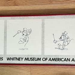Disney Animations and Animators WHITNEY MUSEUM OF AMERICAN ART Print