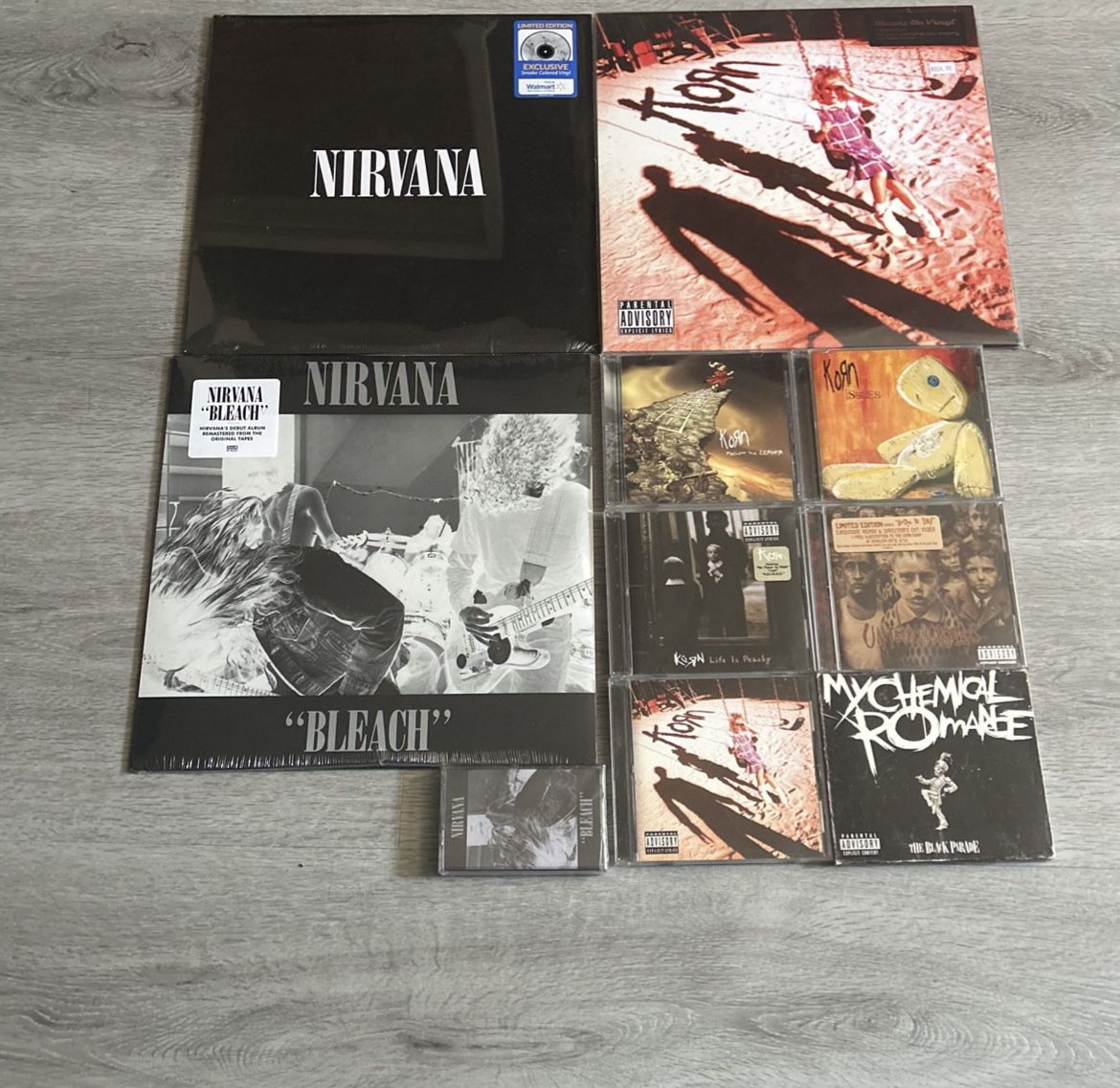 Rock Vinyls, CD’s, Cassette, & Patches