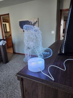 3D Lamp Illusions (Godzilla And Kong)