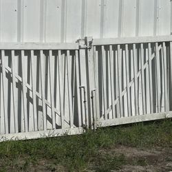 Gate Double … each 5 Ft X 4 Ft PVC