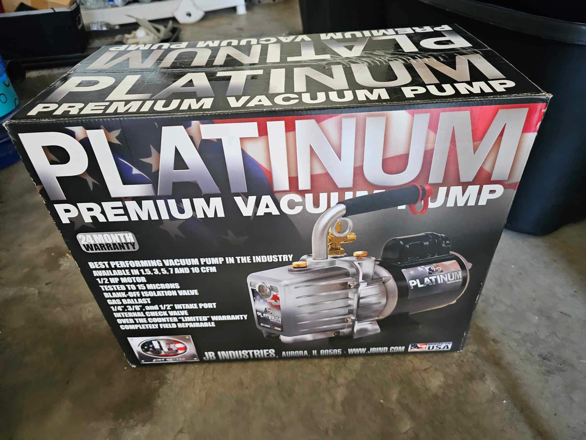Platinum Premium Vacuum Pump 