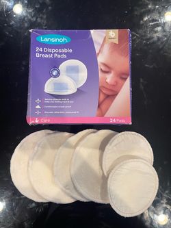 Lansinoh Nursing / breast Pads – 24 Disposable + 6 Reusable Washable Pads  Lansinoh nursing pad bundle in excellent condition.  Includes:  * 24 new di