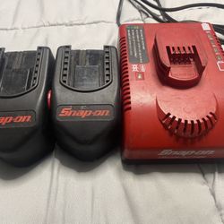 Snap-on 18V Batteries and Charger