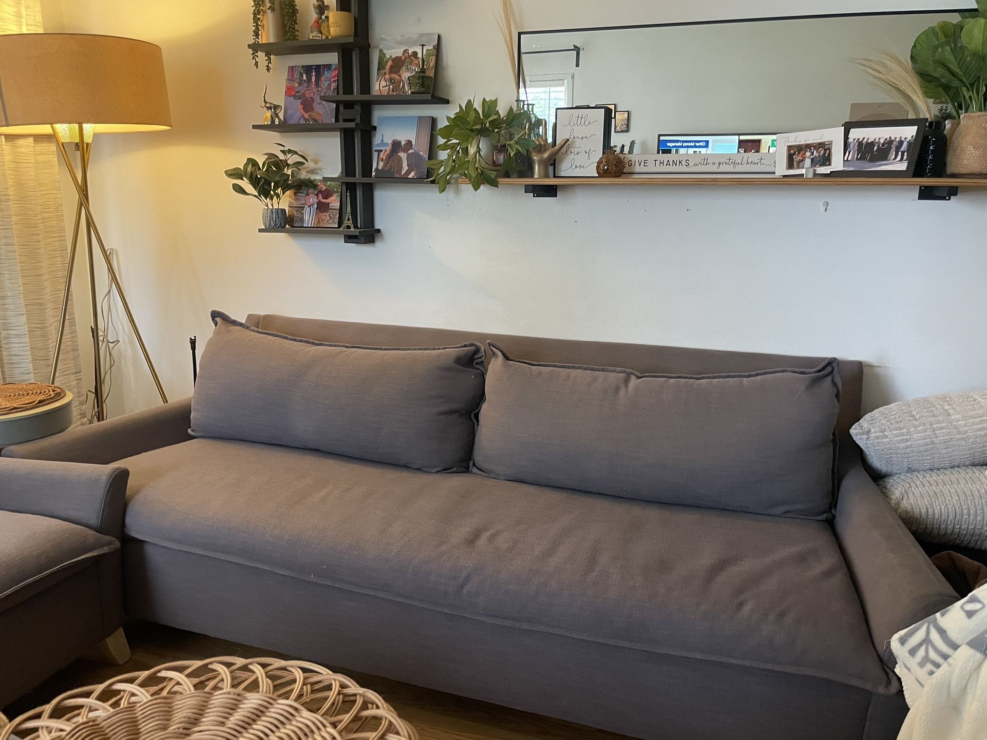 Grey Mid - Century Modern Couches