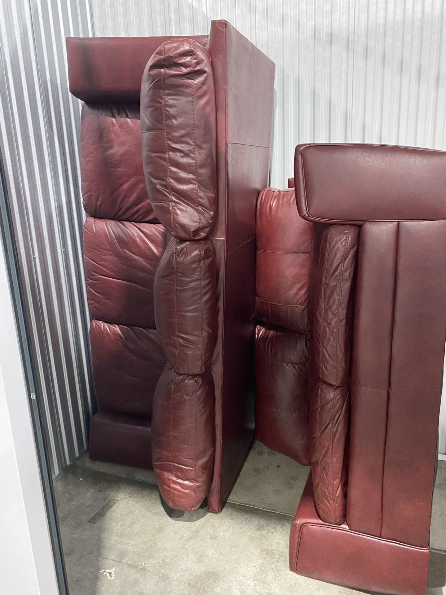 Red Leather Couch