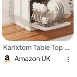 Mini Portable Dish Washer Table/ Countertop