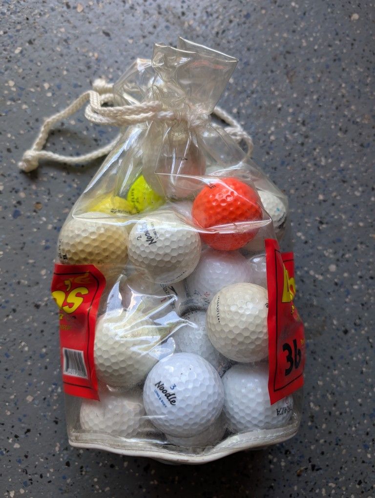 30 Brand Name Golf Balls