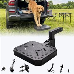 Pet Hitch Step for 2" Hitch Trailer Receiver, for Truck & SUV Hitches, for Medium to Large Dogs